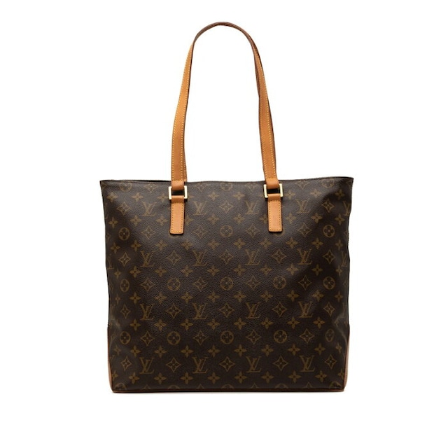ルイ ヴィトン モノグラム カバメゾ ショルダーバッグ トートバッグ M51151 ブラウン PVC レザー レディース LOUIS VUITTON 【中古】