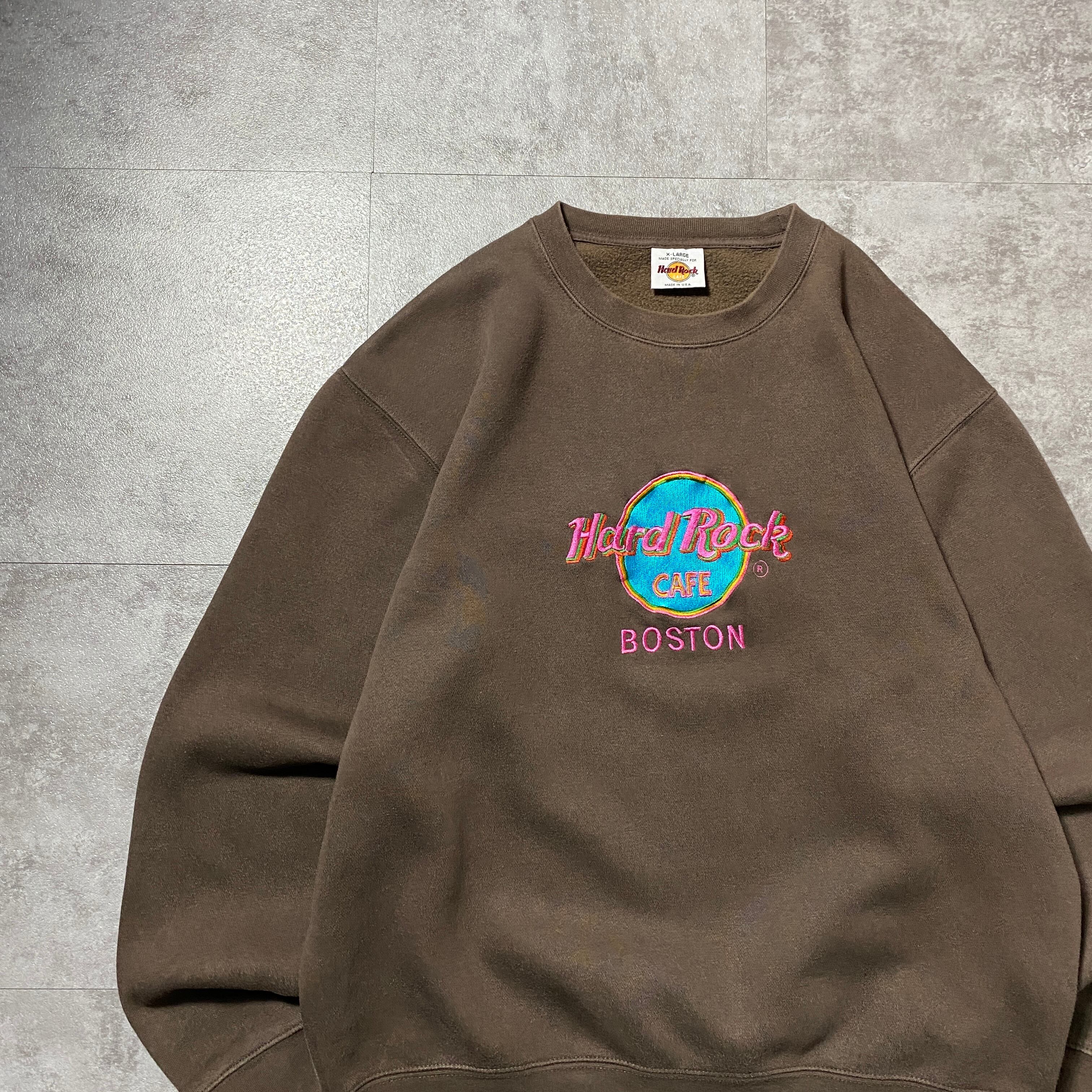 ハードロックカフェ マルチカラー アースカラー スウェット Hard Rock 