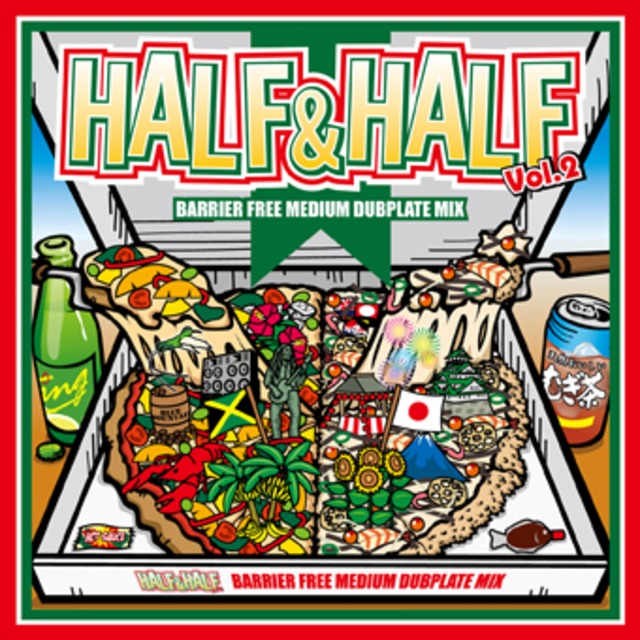 HALF & HALF vol.2 -BARRIER FREE MEDIUM DUB PLATE MIX- / BARRIER FREE