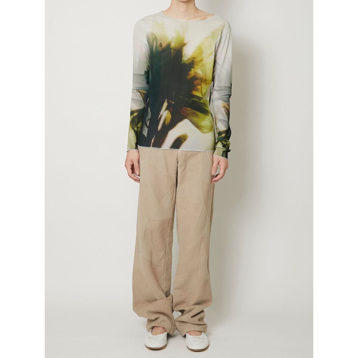 TAAKK TULLE T-SHIRTS (WHITE) TA22SS-JR061 | IAAAM ONLINE STORE