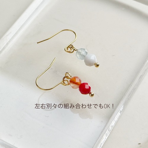 【欲張り3点セット】“推し”といつも一緒｜2粒から選べる カスタムアクセサリー Color Me Stone 誕生石