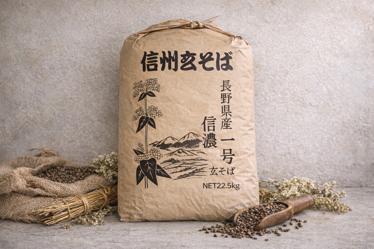 信濃町産 玄そば（殻付き）普通そば 信濃1号 22.5kg | にのくら