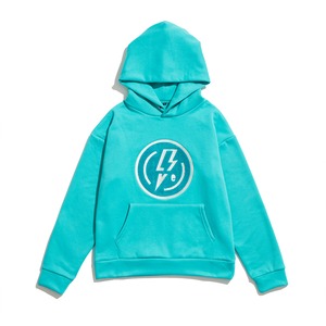 THUNDER LIVE LOGO HOODIE / TURQUOISE BLUE