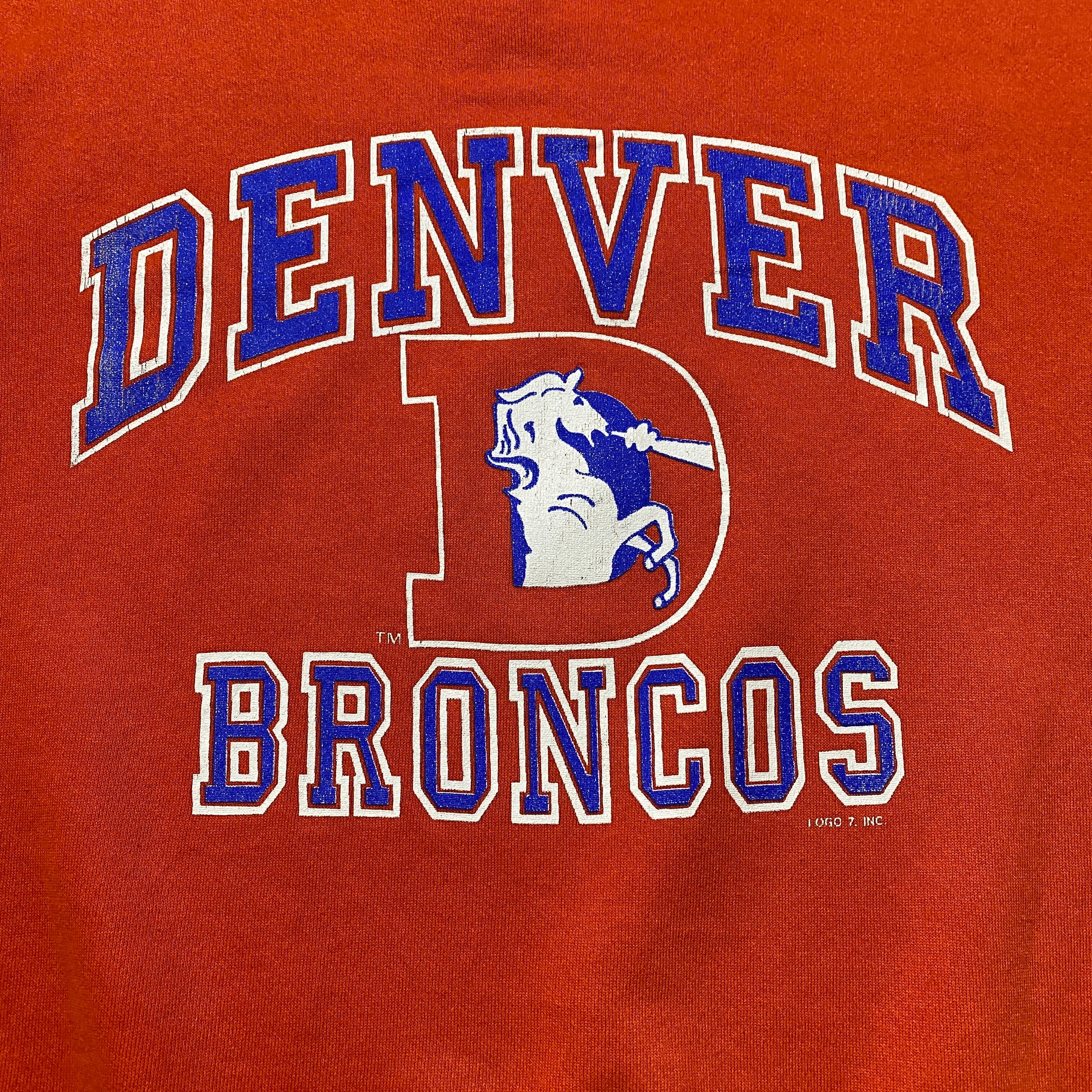 USA製】90's LOGO7 NFL DENVER BRONCOS デンバー・ブロンコス プリント