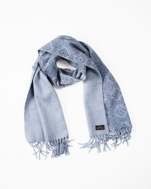 [Late 90’s-00’s] “Italian Made” Pure Cashmere Reversible Paisley Stole (Made in Italy)