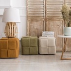 スツール 6色 ホワイト グリーン マジックキューブスツール ルービックキューブスツール ロースツール ソファスツール 椅子 小型スツール フットスツール クリエイティブ リビングルーム 家庭用 軽量 玄関 リビング