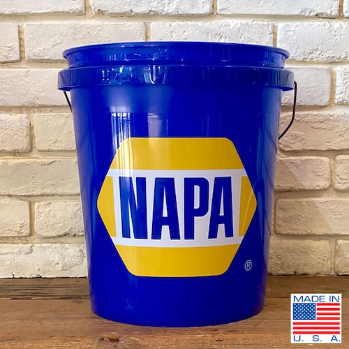 NAPA Bucket Blue 5ガロン バケツ ブルー ガレージ 洗車 made in USA ガレージ