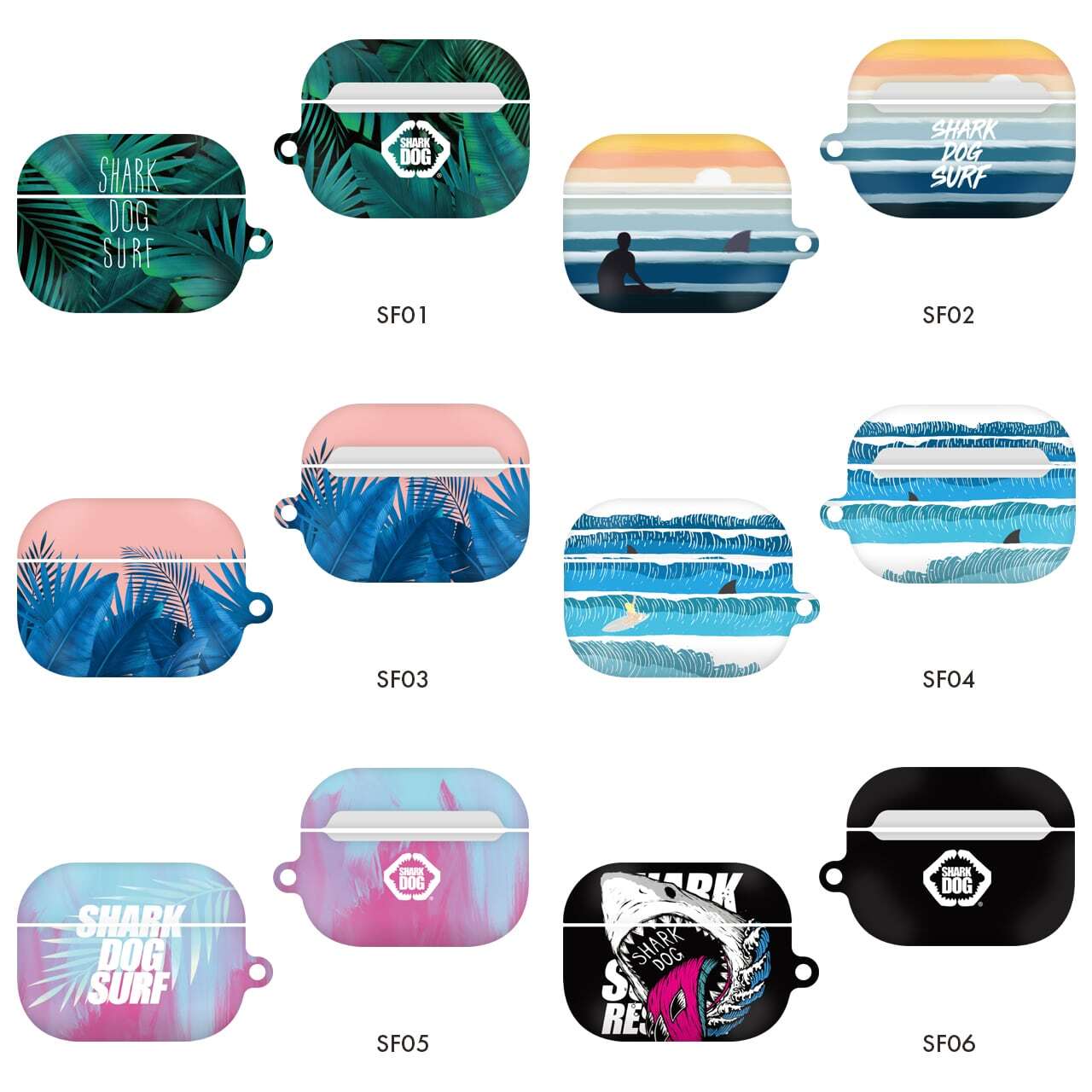 韓国 Airpods Pro ケース Surf サーフ オシャレ かっこいい サーフィン デザイナーズ エアーポッズ プロ カバー 緑 葉っぱ リーフ Sf01 韓国スマホケース専門店 Korean Case