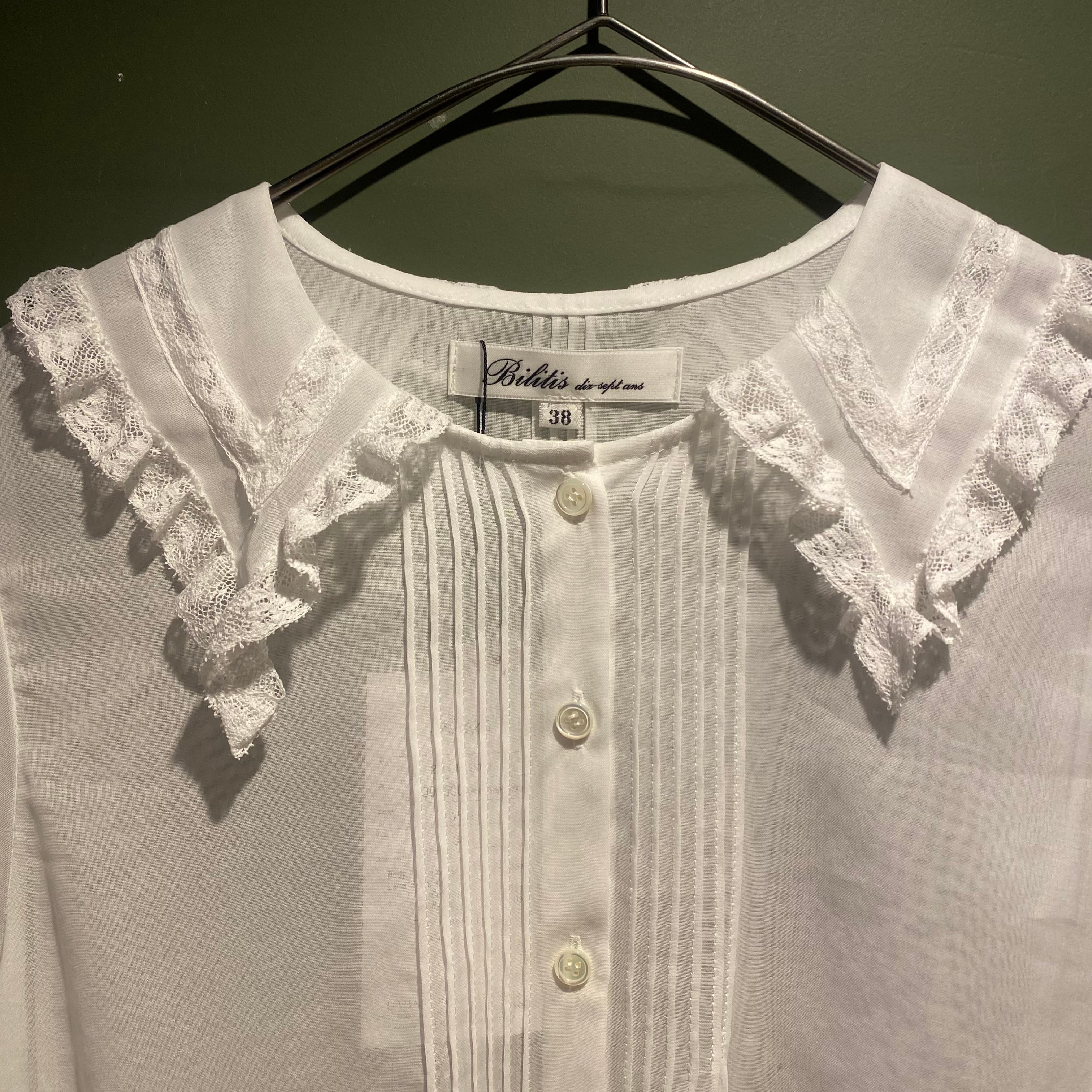 Bilitis dix-sept ans　　Big Collar Blouse Bilitis dix-sept ans/ビリティス・ディセッタン】Big Collar Tops