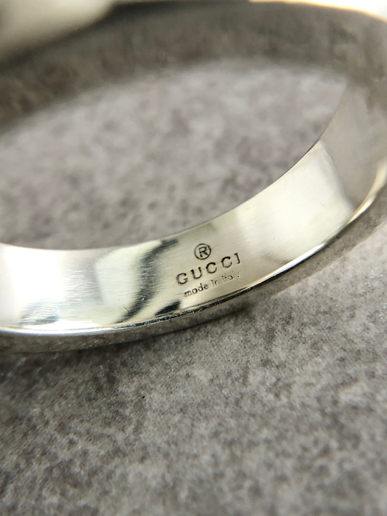 GUCCI グッチ 指輪 14号 シルバー GGモチーフ 925 リング vintage