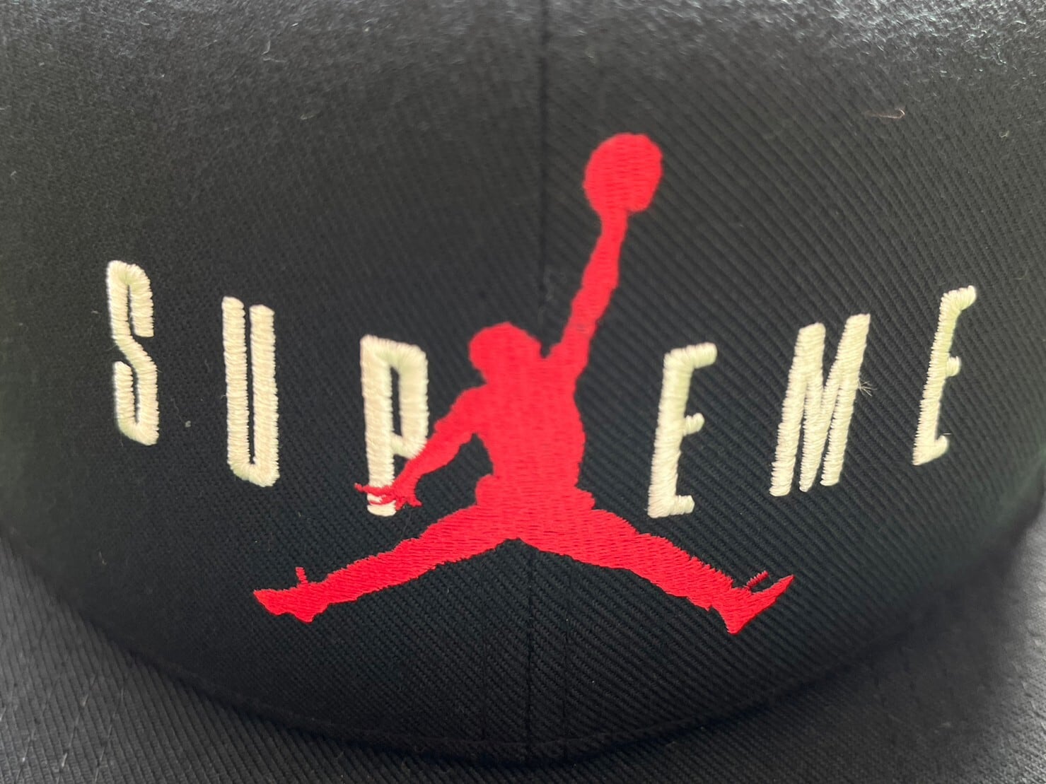 Supreme × NIKE AIR JORDAN 6-PANEL CAP BLACK 73011 | BRAND BUYERS OSAKA