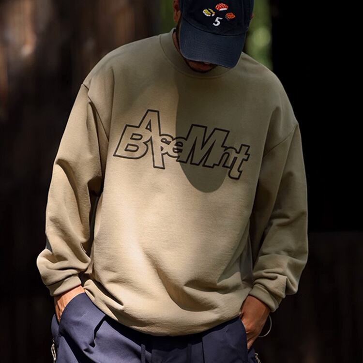 ★LETTER PRINT PULLOVER TOP　　　A0735