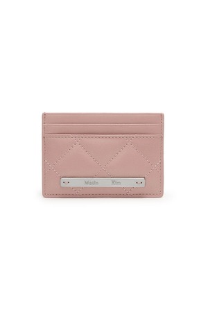 [Matin Kim] PUFF QUILT CARD WALLET IN PINK 正規品 韓国ブランド 韓国通販 韓国代行 韓国ファッション マーティンキム matinkim 日本 店舗