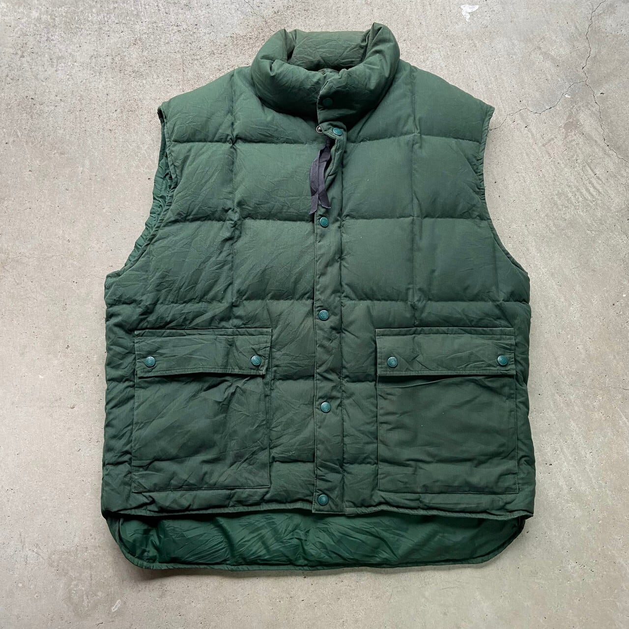 80s 90s Eddie Bauer 黒タグ ダウンベスト-