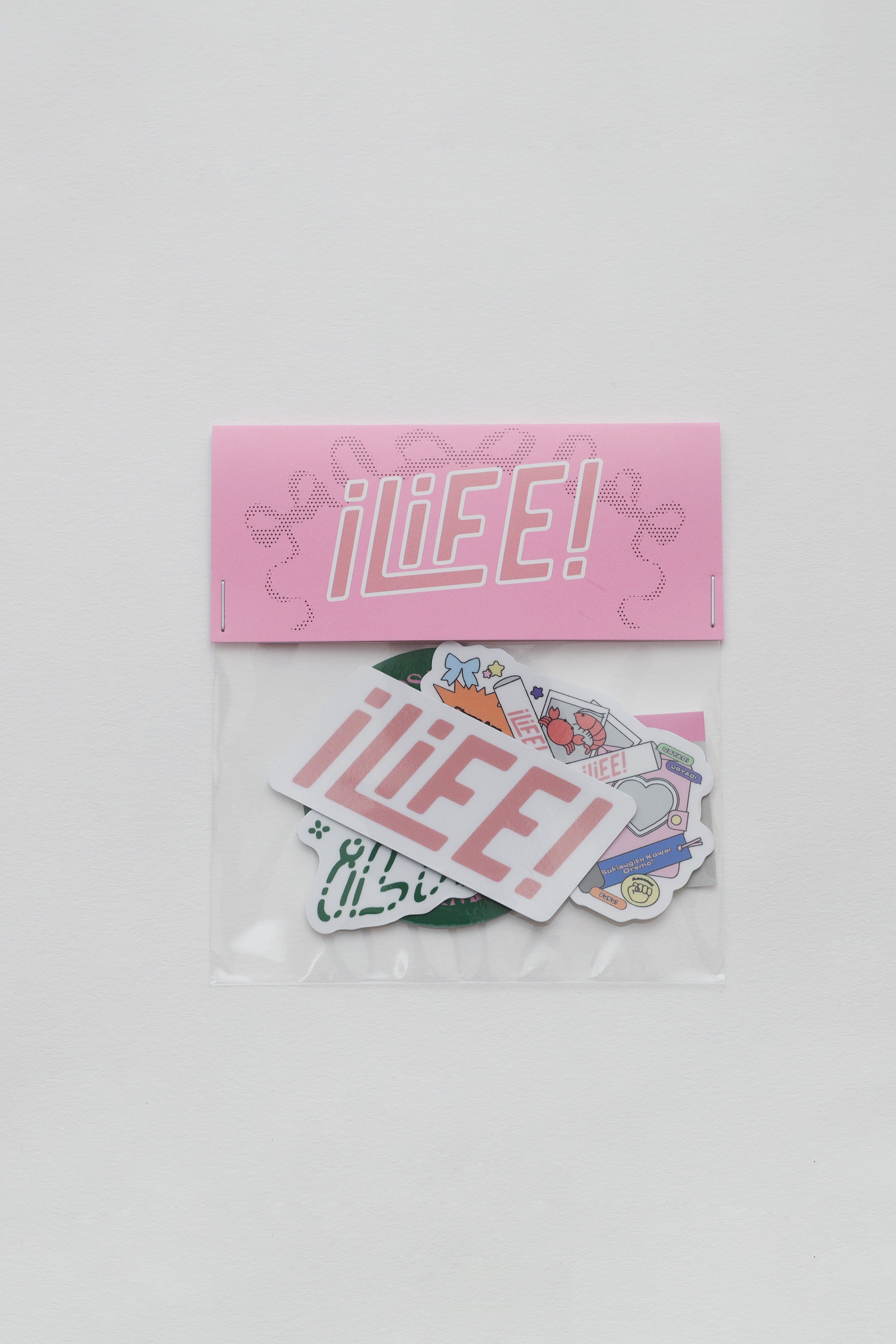 Sticker 5piece Set(アイドルライフシリーズモチーフ！) | iLiFE
