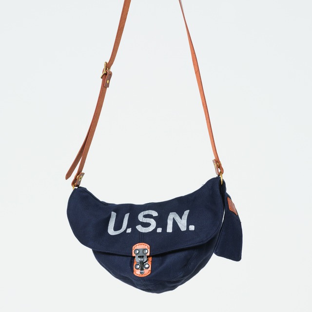 【Ratsnuts Leather】U.S NAVY N-1 DECK HELMET CUSTOM BAG（NAVY）