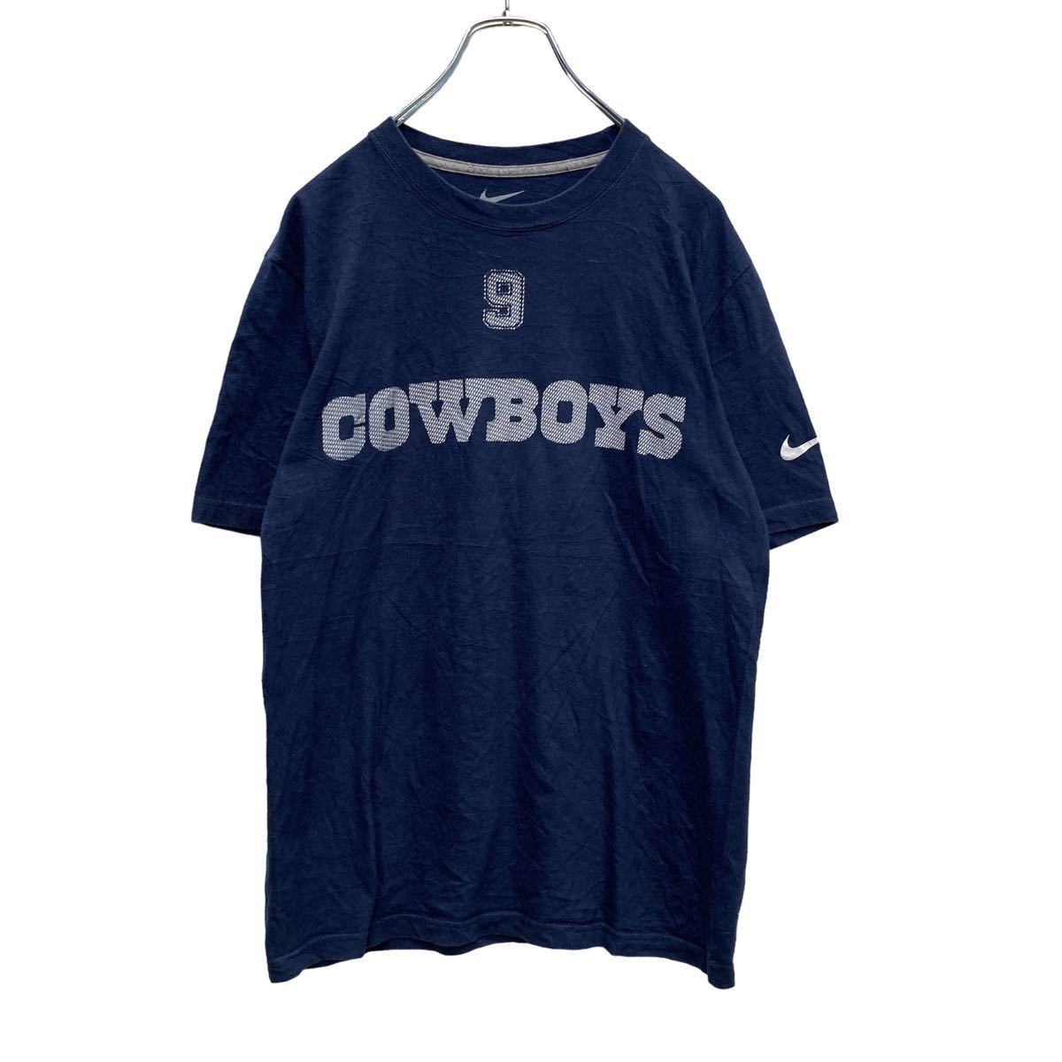 NIKE 半袖 プリント Tシャツ S ネイビー ホワイト NFL