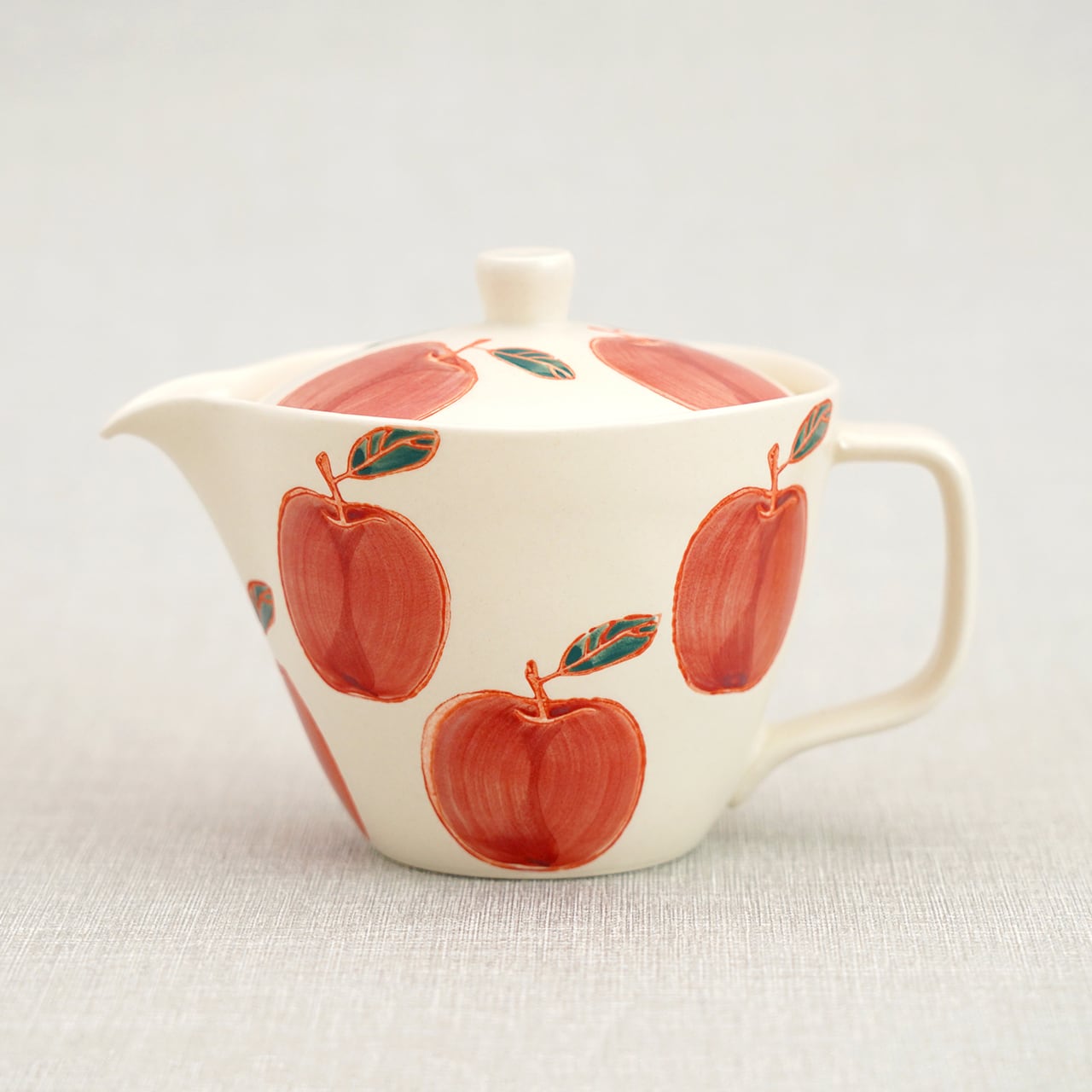 フレッシュアート マグポット（アミ付き）（リンゴ） | 菊祥陶器／工房
