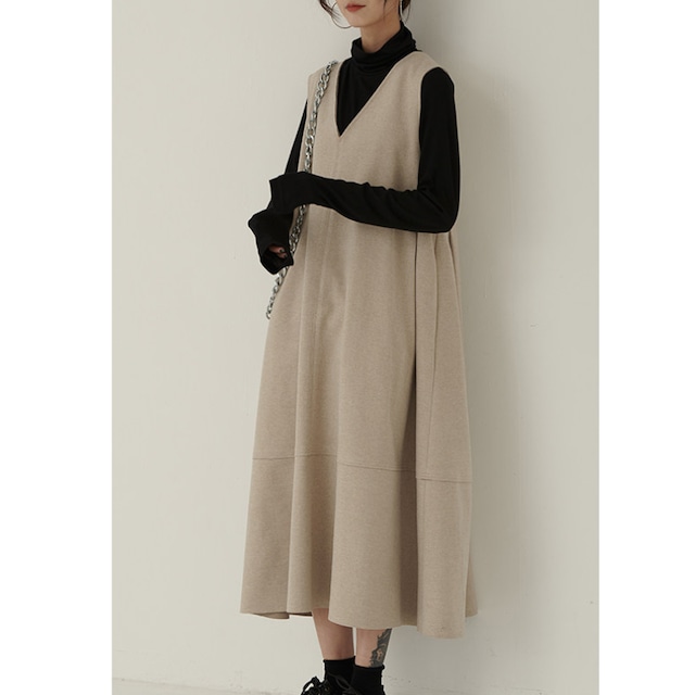 v-neck a-line dress 10971