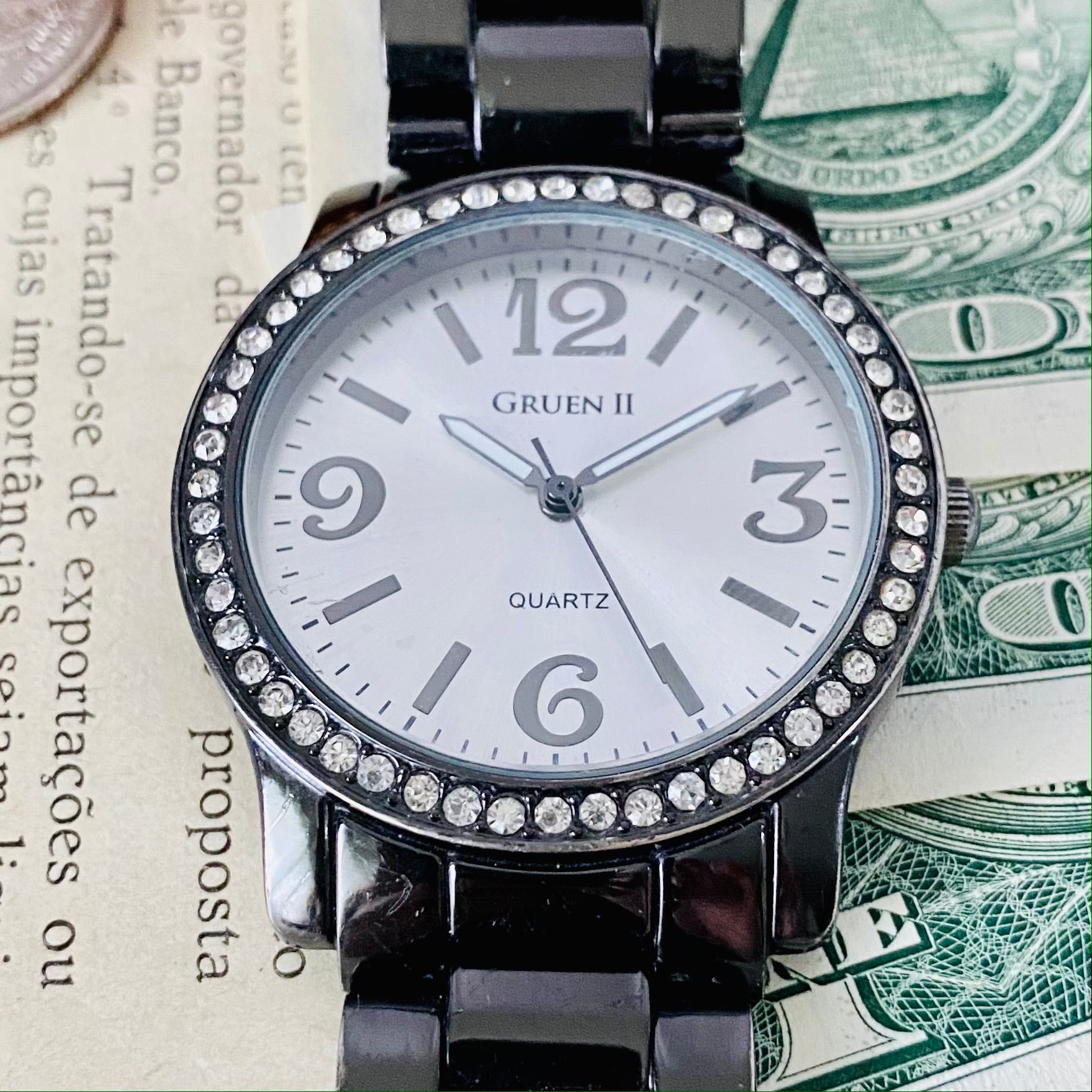 高級時計グリュエン】Gruen クォーツ 腕時計 レディース ビンテージ