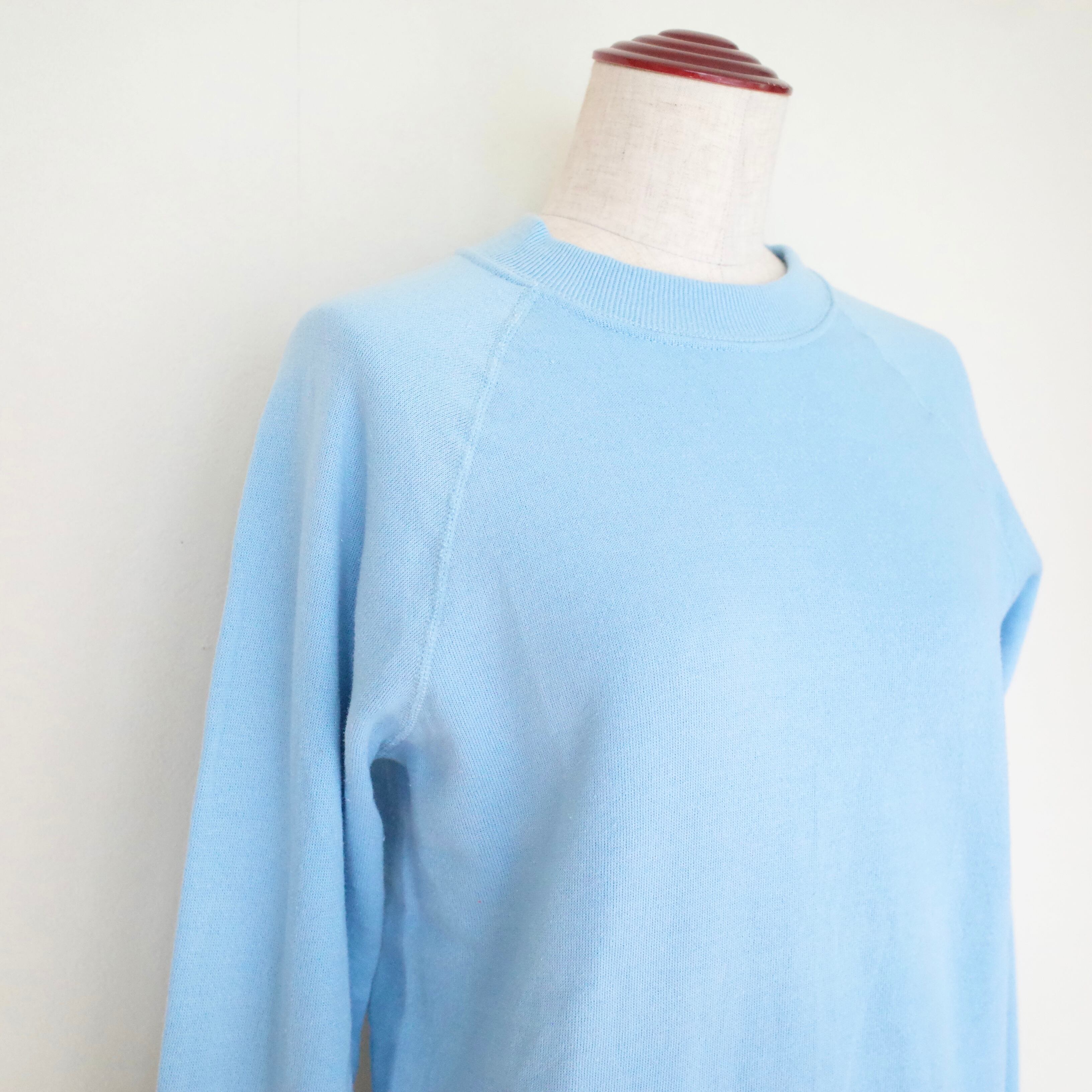 80s plain sweat "light blue"