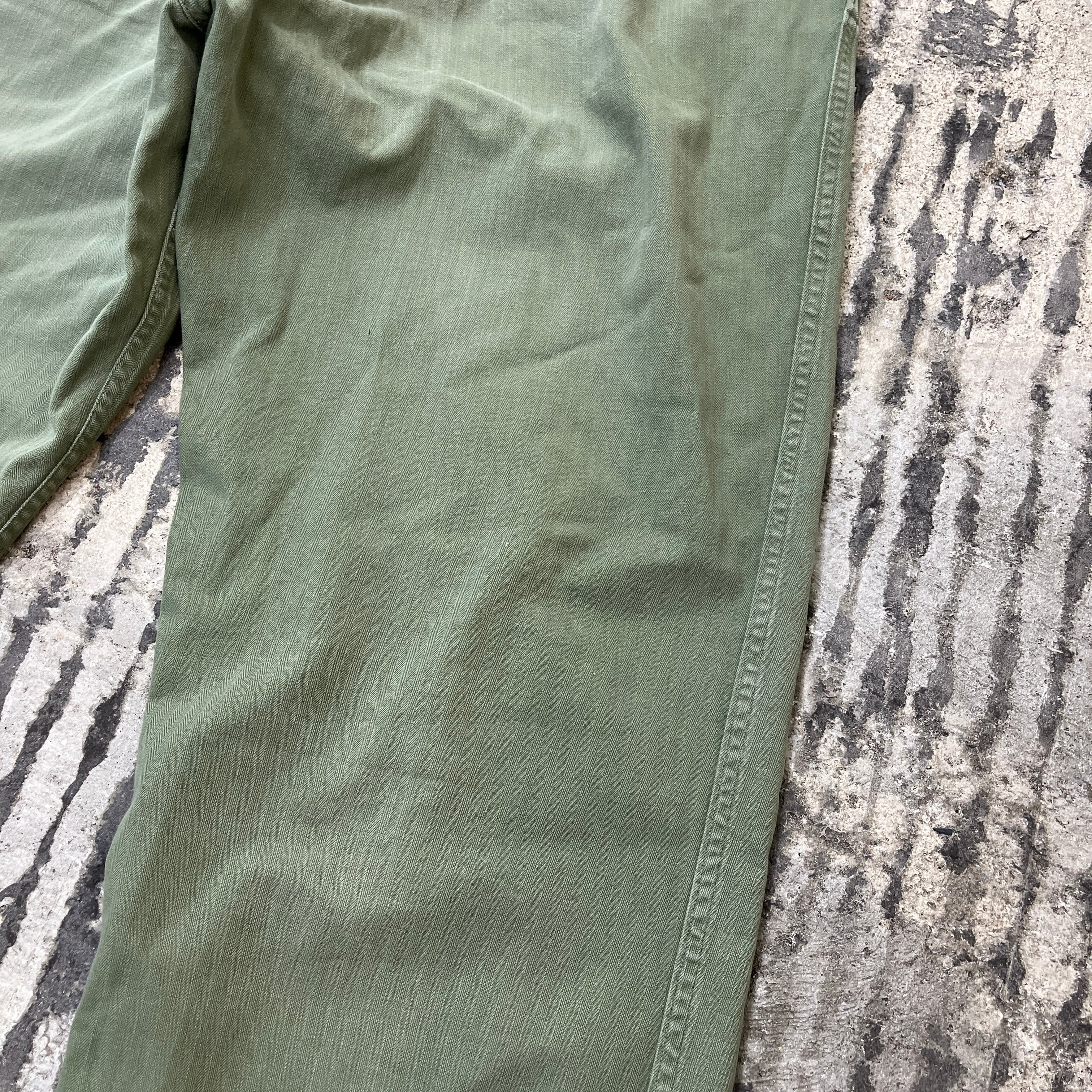 40s US ARMY M-42 HBT Pants 40年代 アメリカ軍 M-42 ヘリンボーン