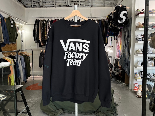 STANDARD CALIFORNIA × VANS 20TH SD LOGO CREWNECK SWEAT BLACK XL 21597