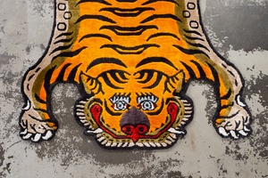 Tibetan Tiger Rug 《Sサイズ•シルク200》チベタンタイガーラグ