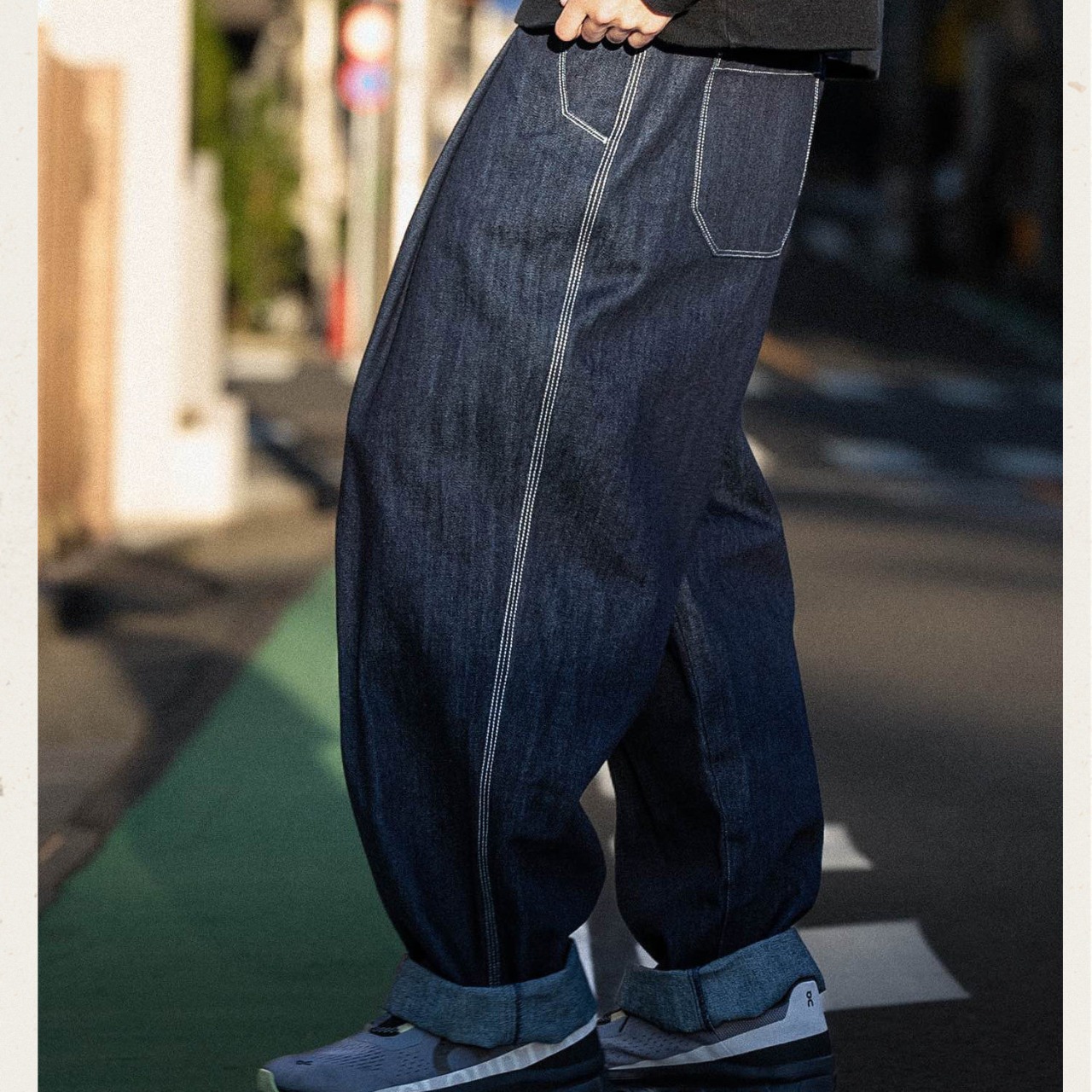 シャドウライン・バギーデニム N3574 - 3