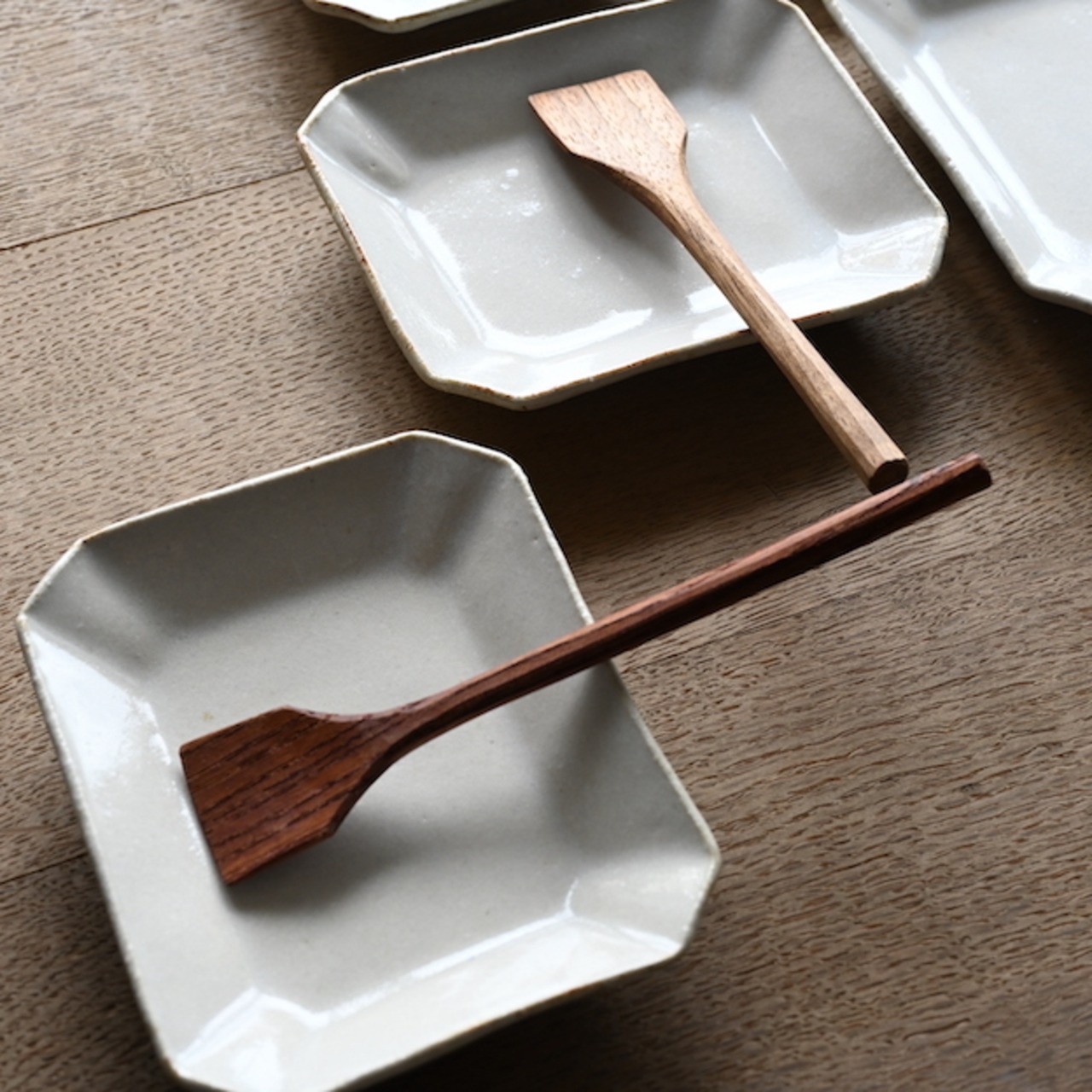 たくまポタリー 長方皿 小皿 白 / 2104700000235