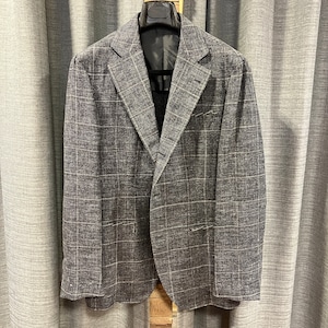 "未使用品" Alfonso Sirica CHECK JACKET 50