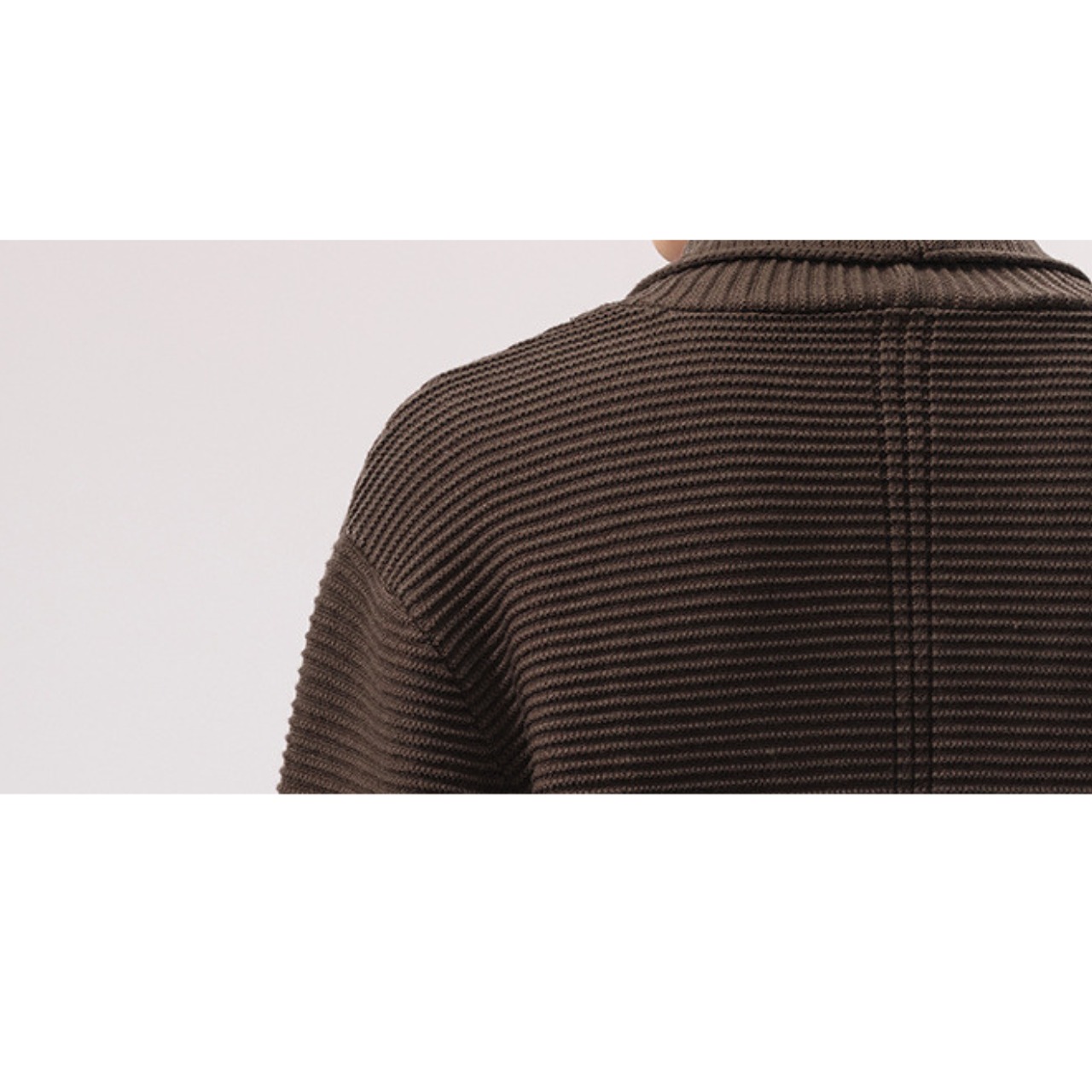 ダブルブレストワイドカラーニットカーディガン 　TB1782・画像7