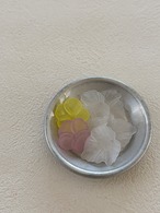 輸入デザインパーツ リーフ フロスト 5個セット カルトナージュ アクセサリーパーツ デコレーション材