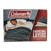 コールマン(Coleman) マルチレイヤースリーピングバッグ 寝袋 シュラフ オールシーズン 封筒型キャンプ アウトドア 丸洗い可能 洗濯機可 防災 春用 夏用 秋用 冬用 フェス 連結可能 車中泊 来客用 使用下限温度-5度