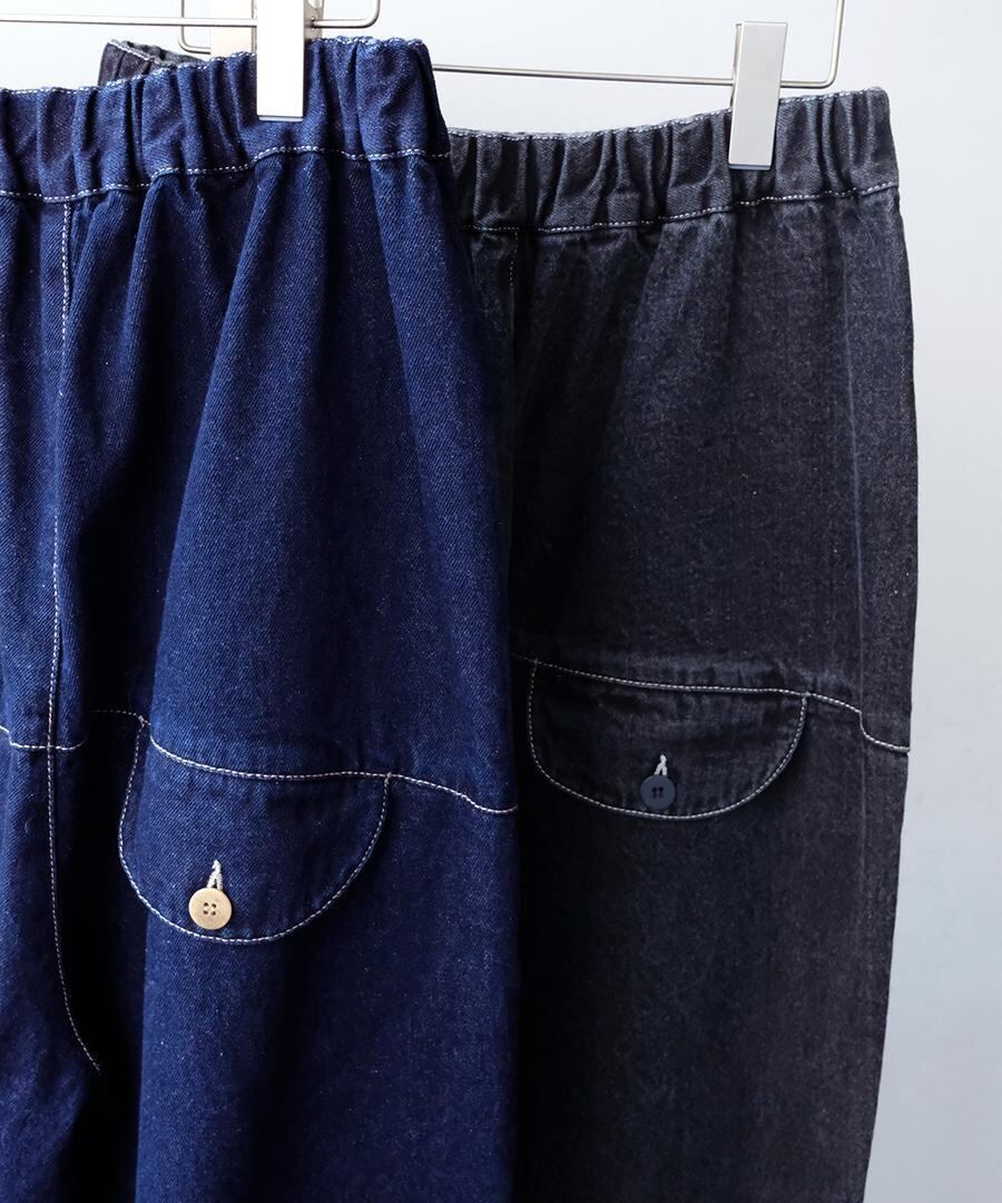 tumugu:]ツムグ 12ozコットンリネンデニム ティンカーパンツ