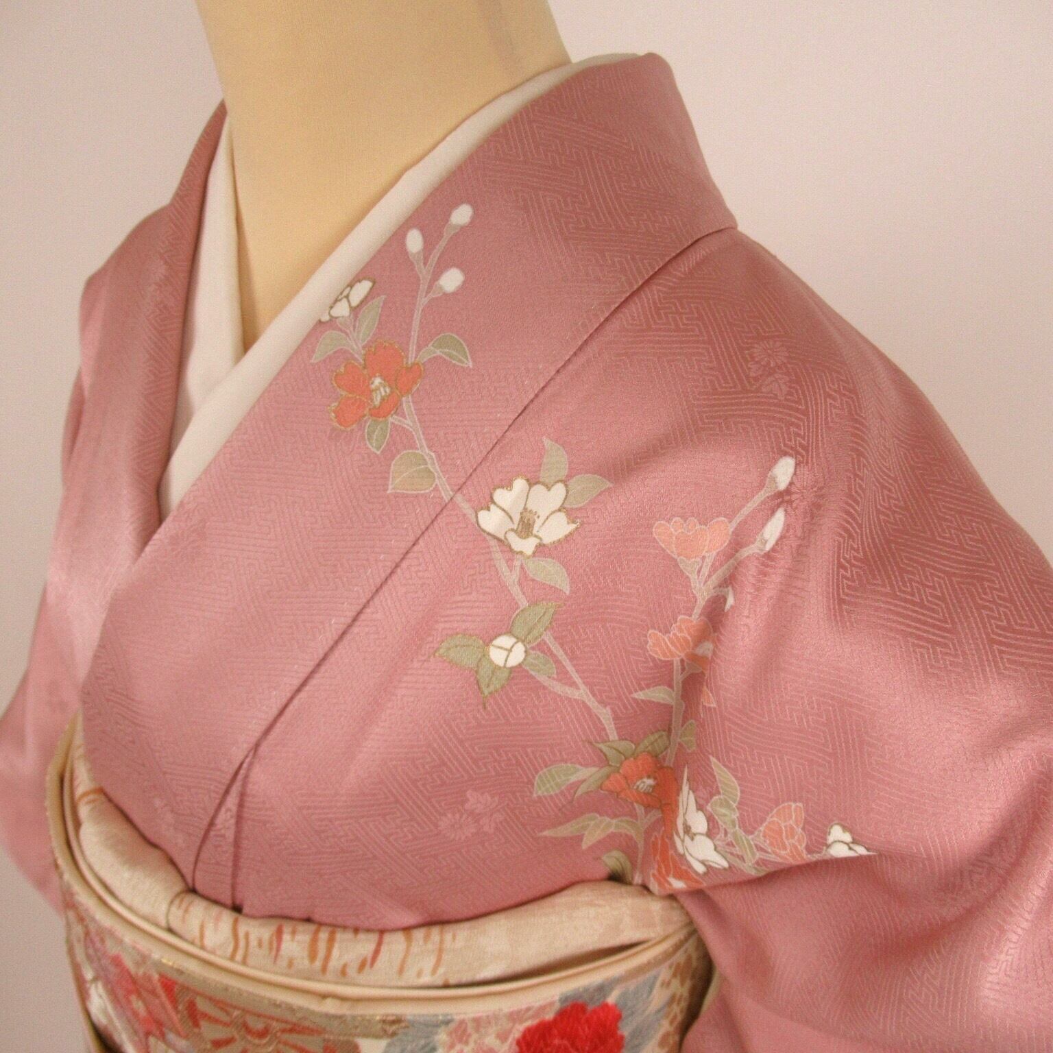 1176高身長ピンク訪問着 単品