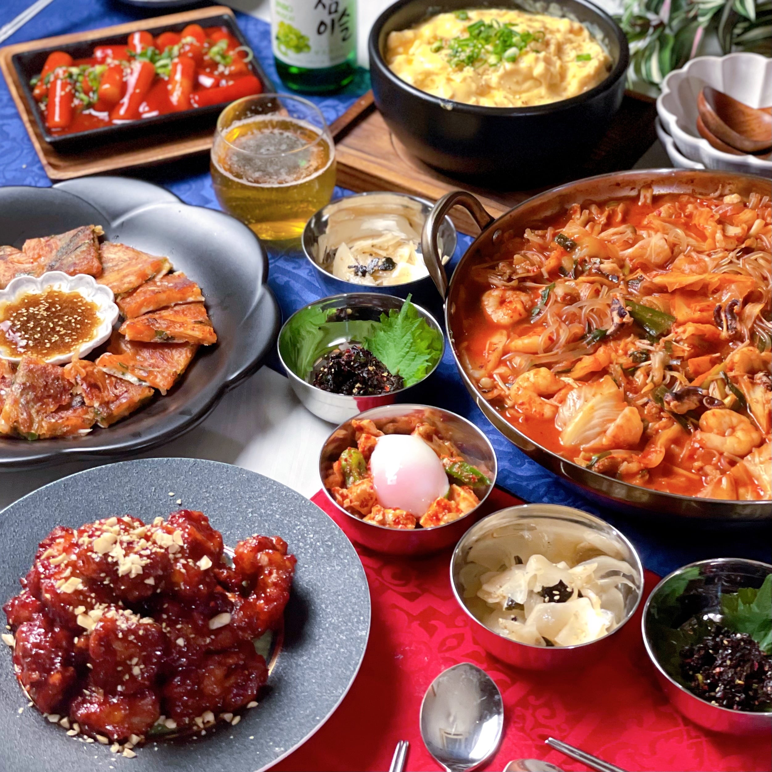 21 04 韓国料理レッスン全8品 献立まとめ 料理教室 Ohana Kitchen