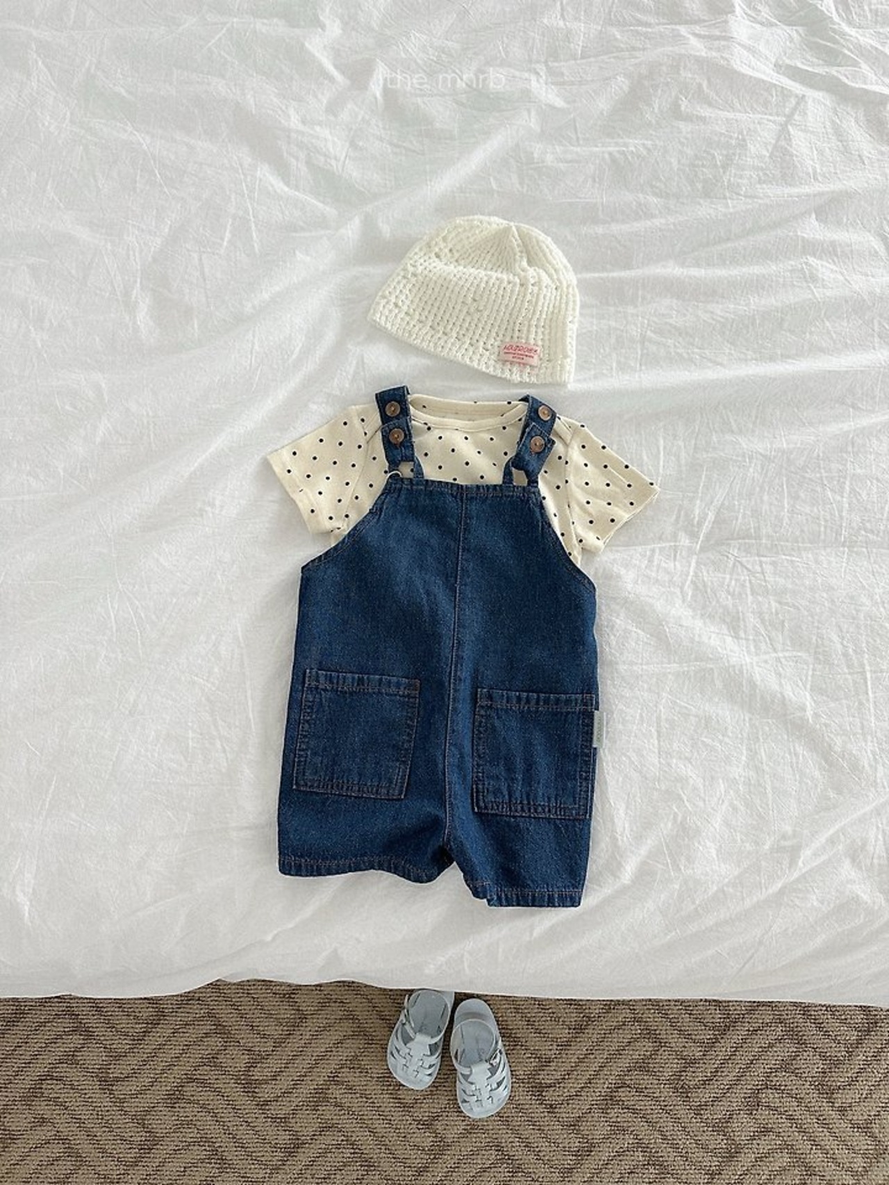 [the mnrb] Cancel Denim Overalls / [미니로브] 해지데님오버롤