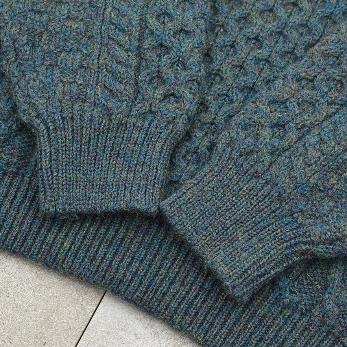 Rare color ARAN SWEATER MARKET fisherman | 古着屋 grin days memory