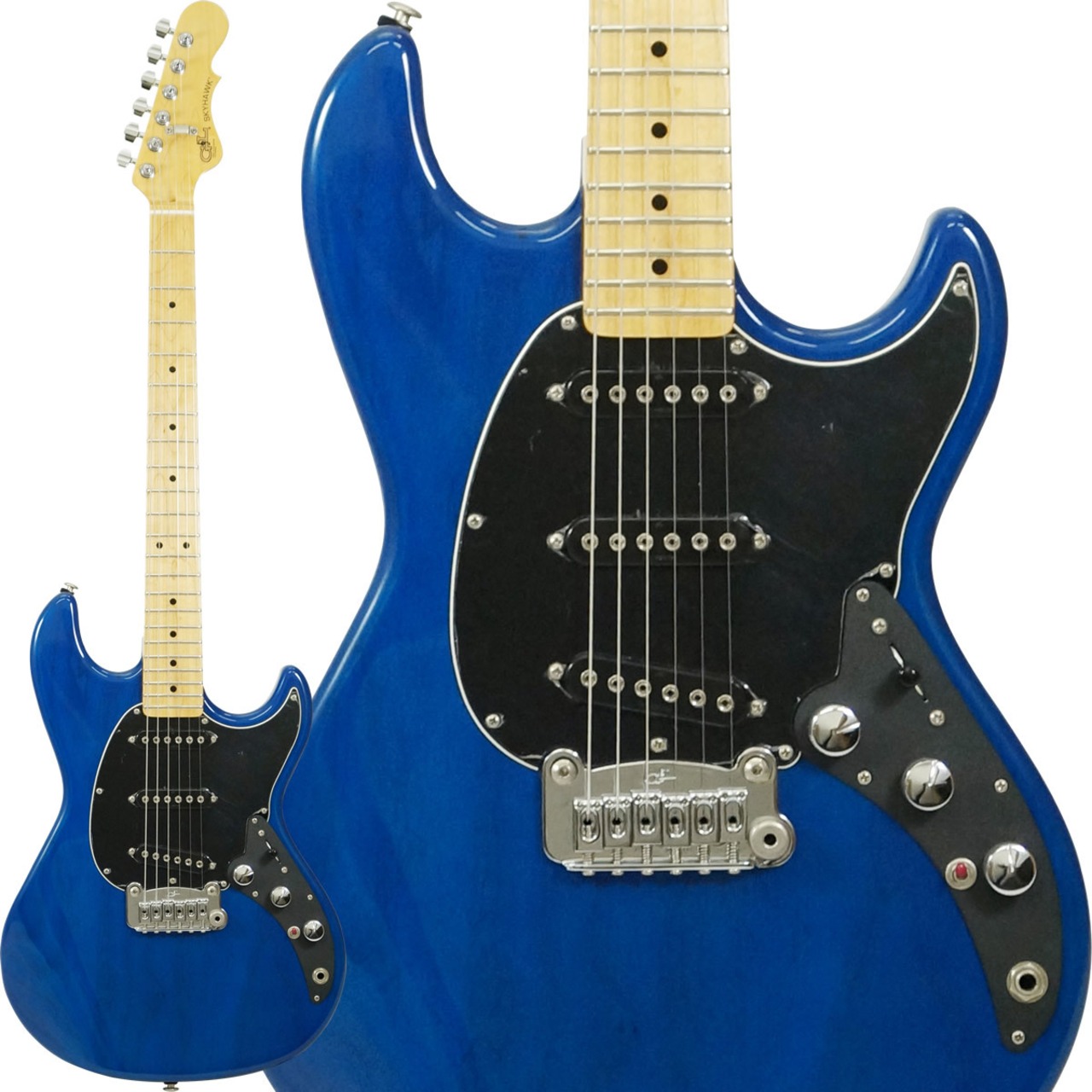 G&L CLF Research SKYHAWK (Clear Blue/Maple) [アウトレットSALE特価]
