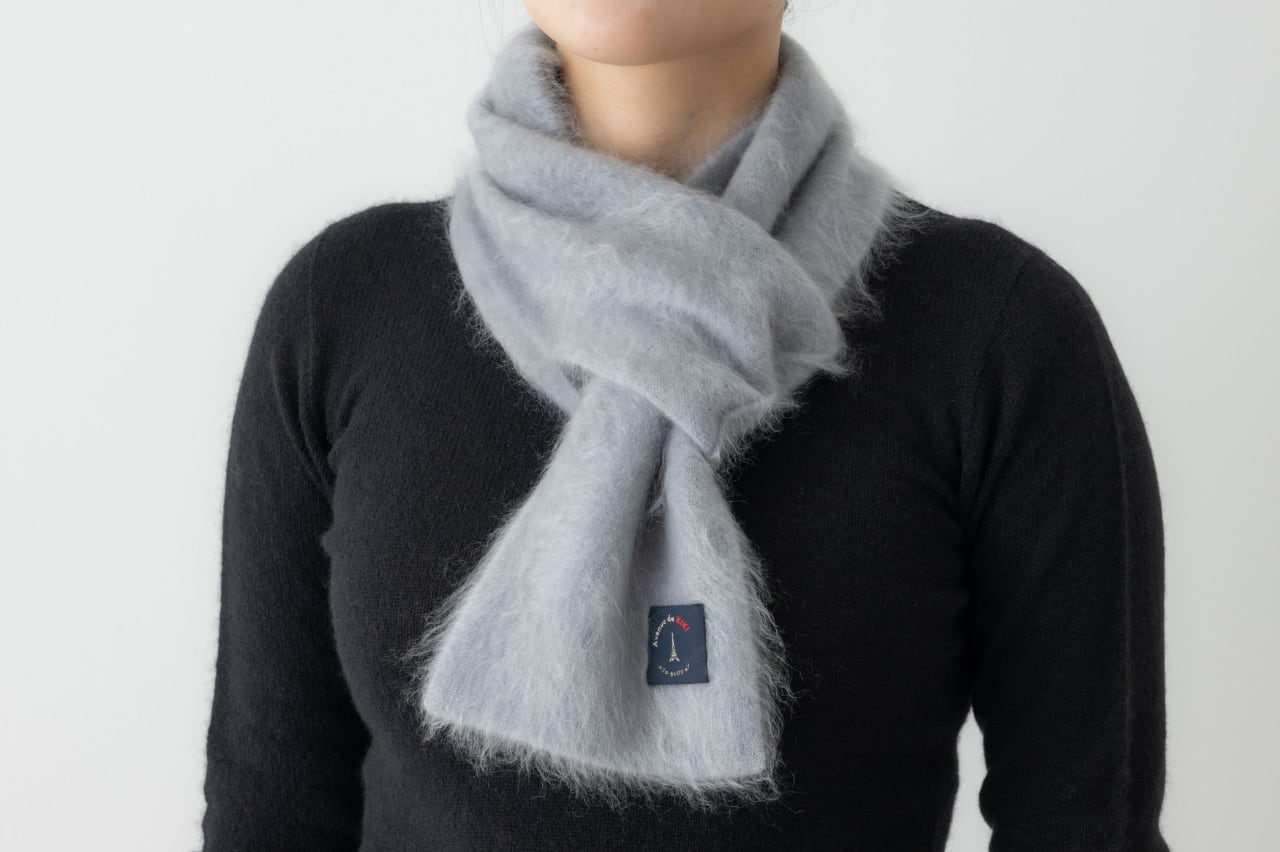 パールホワイトミンク　マフラー e0fa36ab2bbe3cbb9a53ffd99df0a3