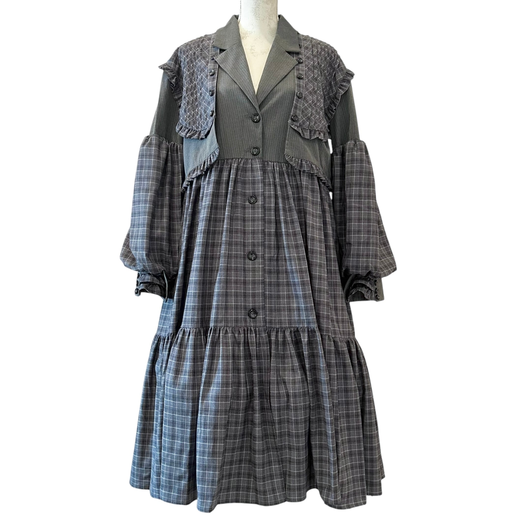 ヨークドッキングスーツワンピース GRAY