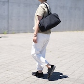 帆布のボストンバッグS ブラック