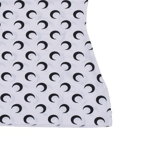 【MARINE SERRE】MOON PRINTED JERSEY SECOND SKIN CREWNECK