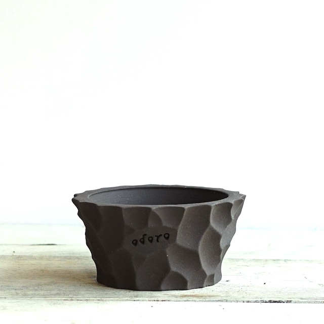 Premium by Odoro Tiny Deco-Boco Pot Black S