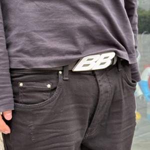 【BALENCIAGA】BB BIKER BELT 35