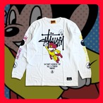 ［HANG］ SATANITY THE HELL'S FAMOUS MOUSE long sleeve T-shirt