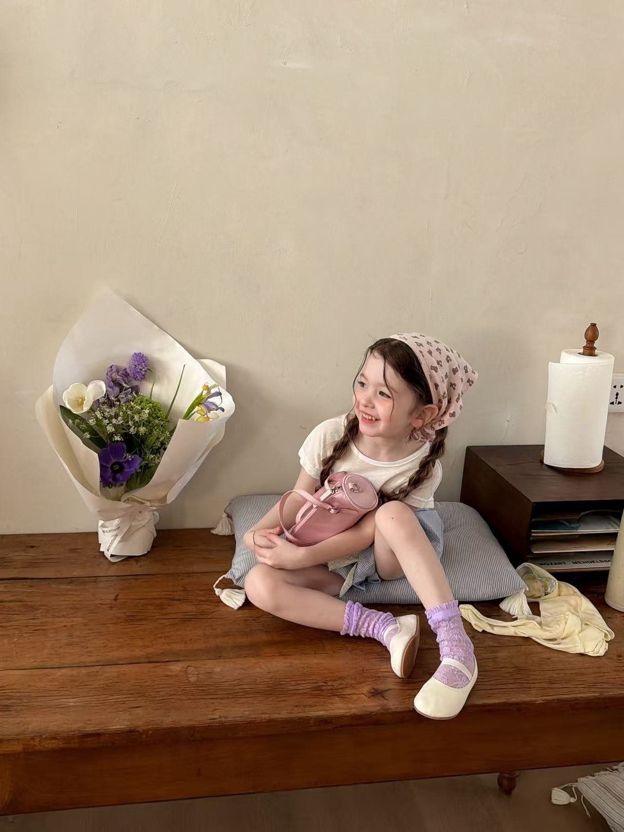 [aiai] Checkered Ribbon Shorts / [아이아이] 체크리본반바지