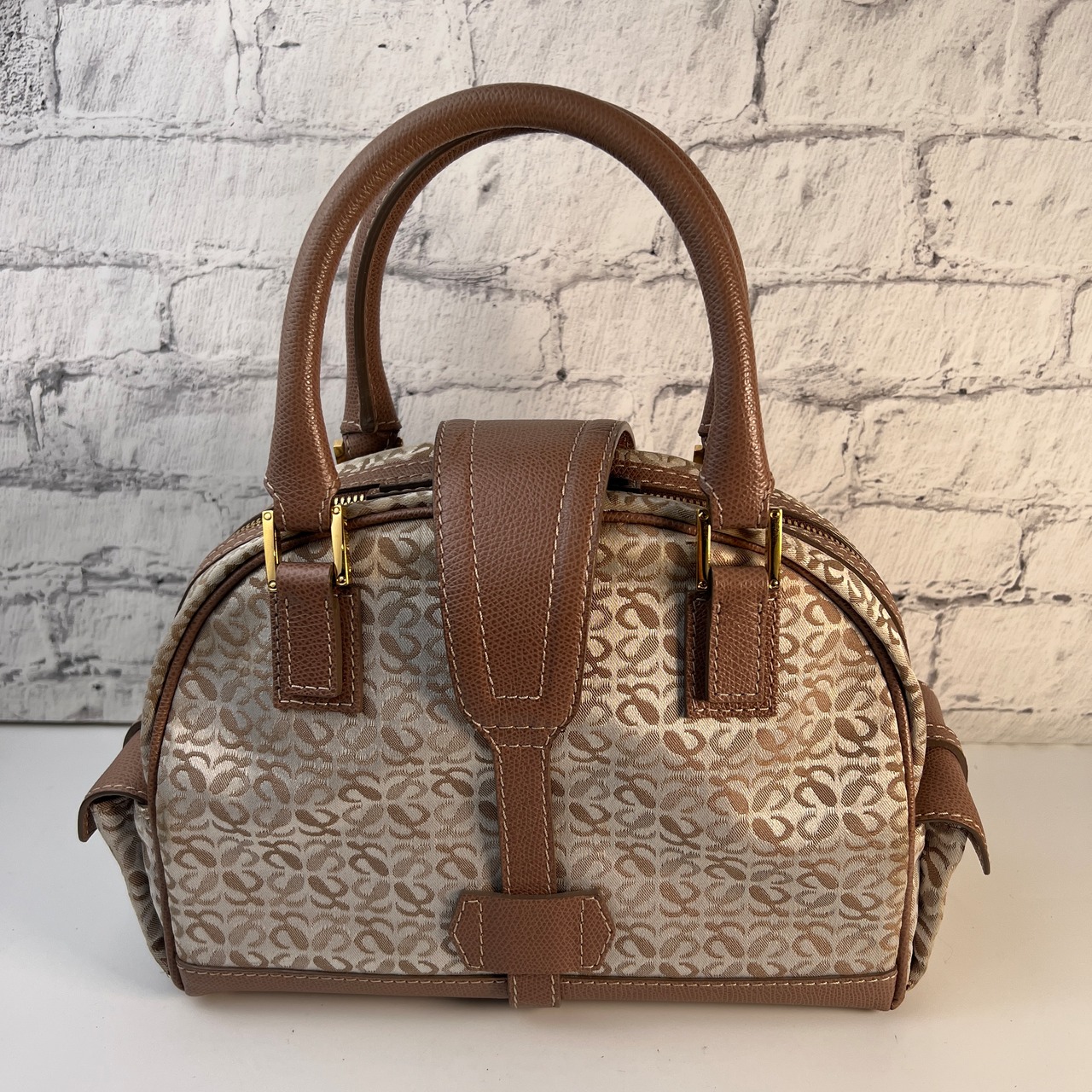 【最終処分SALE】ロエベ LOEWE  ハンドバッグ ベージュ  A-8749