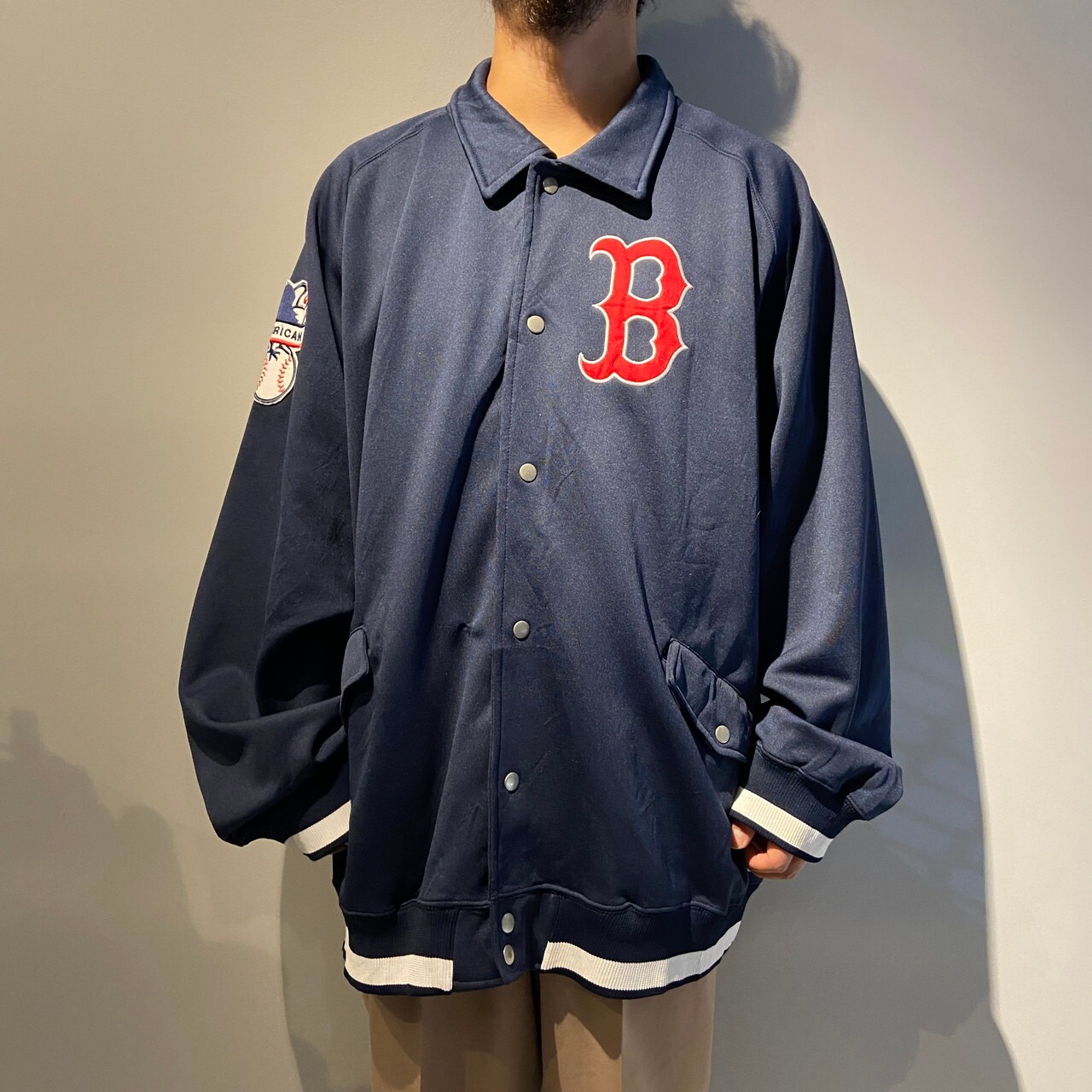 90年代 MLB ボストン レッドソックス スタジアムジャンパー メンズ2XL 